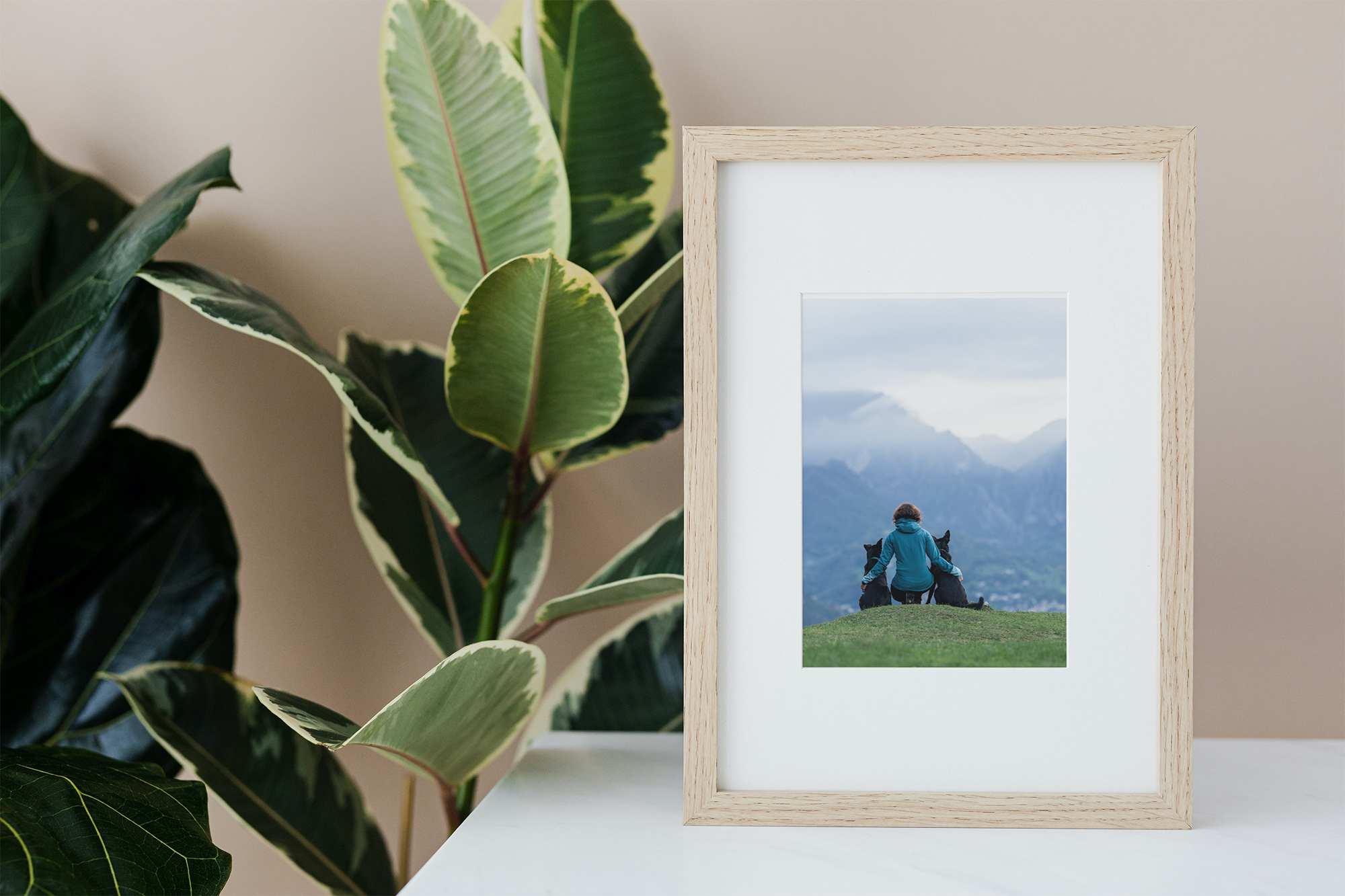 Framed print example